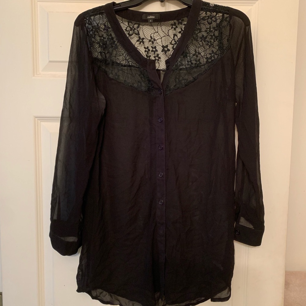 Millau Black Blouse